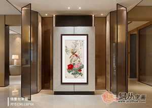 进房门对着墙面该挂什么画好(一开门正对着墙应该挂什么)