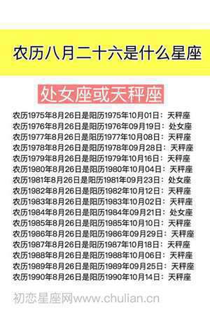 处女座几月份到几月份农历(处女座几月份到几月份)