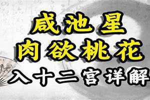 咸池星是什么意思 咸池星入命宫