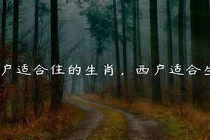 西户适合住的生肖有哪些 西户适合住的生肖属马的还属兔好吗?