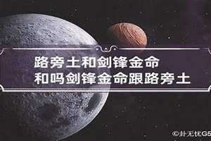 路旁土和剑锋金谁旺谁(路旁土和剑锋金)