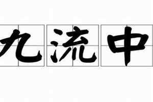 九流中人,夫妻无刑,儿女不孤,六亲少靠什么意思 父母重拜九流中人