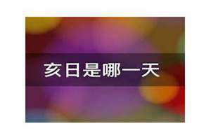 2024年农历二月亥日是哪一天(亥日是哪一天)