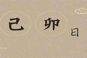 己卯日柱男命运(己卯日柱)