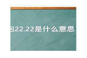22是什么意思爱情数字表示 220v是什么意思