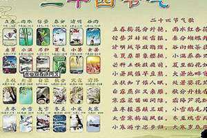 二十四节气农事歌完整版(二十四节气农事歌)