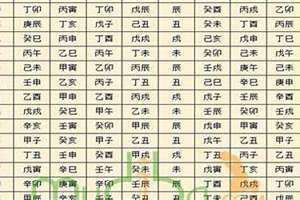 时柱代表多少岁到多少岁(时柱)