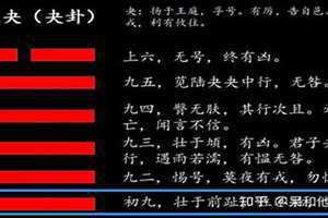 夬卦详解曾仕强(夬卦详解)