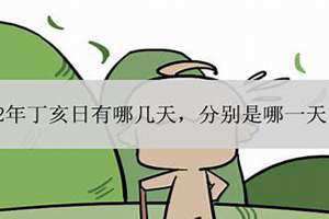 二月丁亥日是哪一天(丁亥日是哪一天)