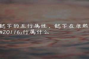馨字五行属什么属性(懿字五行属什么)
