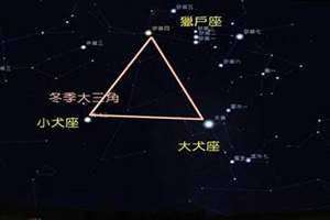 冬季大三角是哪三颗星 冬季大三角星空图
