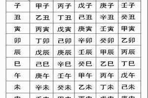 农历生辰八字查询表免费(农历生辰八字查询表)