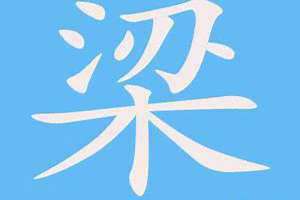 梁字笔画顺序怎么写的 梁字笔画顺序