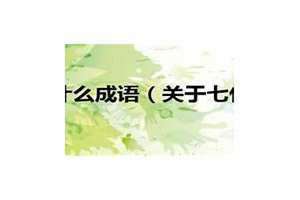 什么七什么八成语补充完整 什么七什么八成语四个字反义词