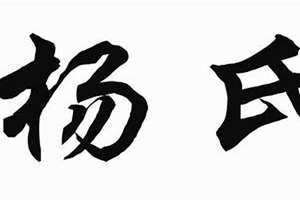 扬姓与杨姓的区别 扬姓的来源和历史