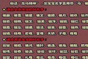 龙宝宝取名宜用字女孩 龙宝宝取名宜用字和忌用字的区别