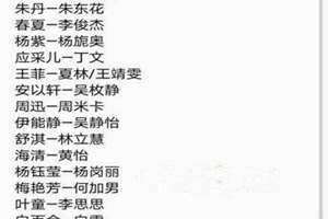 艺名起名网免费取名男 艺名起名网