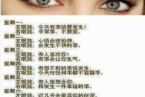 左右眼皮跳真正含义(眼皮跳真正含义)