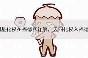 福德宫天同化忌 福德宫天同巨门