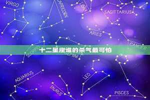 十二星座谁打架最厉害(十二星座谁最有杀气)