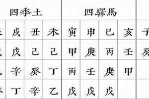 十二地支藏干表详解(十二地支藏干表)