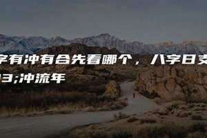 流年冲日支会出现什么情况 大运流年冲日支