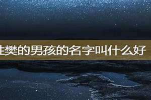 姓樊的男孩名字一个字(姓樊的男孩名字)