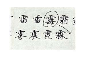 带雨字头的字有哪些 带雨字头的字意思大多与雨水和天气有关