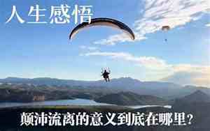 颠沛流离的生活是什么意思