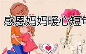 形容关心母亲的句子英语句子摘抄