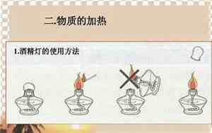酒精灯的使用方法和注意事项