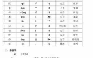 做组词一年级上册