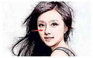 脸颊内陷女生面相图片