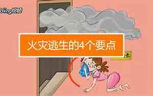 火灾逃生的四个要点是防烟熏、果