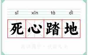 死心踏地去爱你