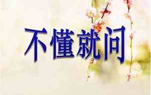 不会就问不懂就学的名言