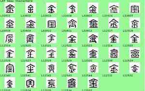 金字旁 起名字