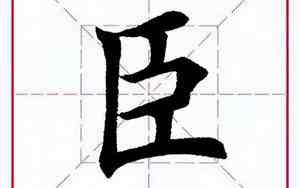 臣字成语大全四个字