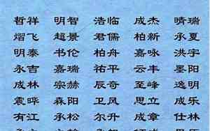 姓唐的取名男孩