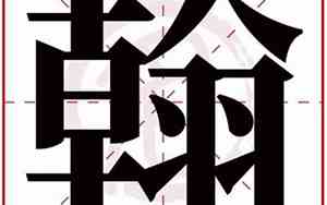 翰字取名的寓意
