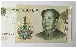一元人民币背面图案