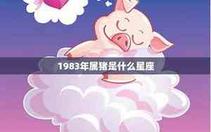 1983年属猪是什么命金木水火土