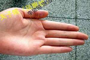 假凤眼纹手相图解贵人纹 假凤眼纹手相图解 佛心纹