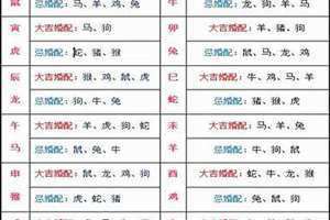 十二属相婚配口诀顺口溜(十二属相婚配)