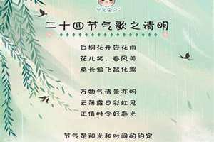 24节气歌 完整版(24节气歌)