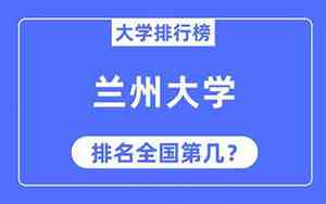 兰州大学属于什么档次