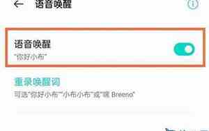 如何语音唤醒小布教程